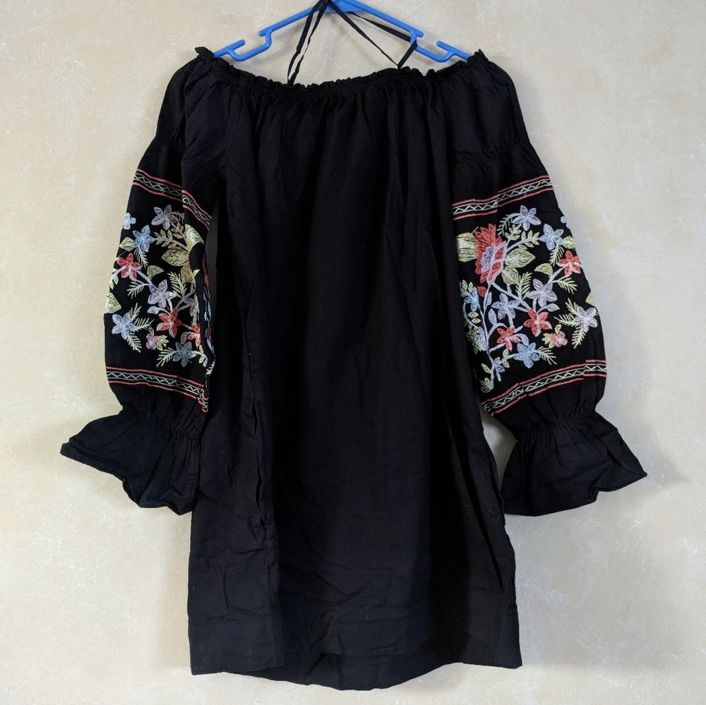 Free People Fleur De Jour Off the Shoulder Dress - Picture 8 of 8